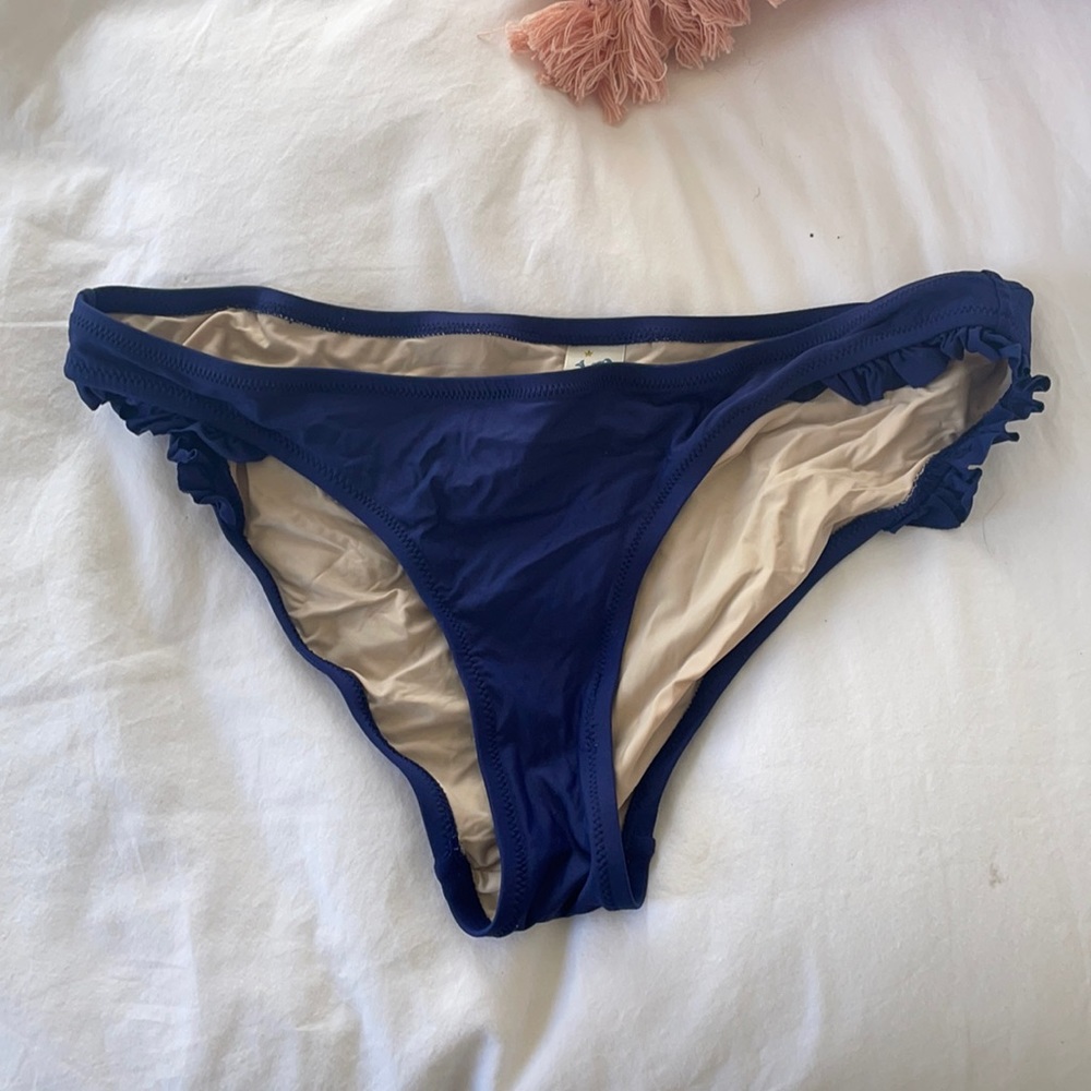 J.Crew Ruffle bathing suit bottoms